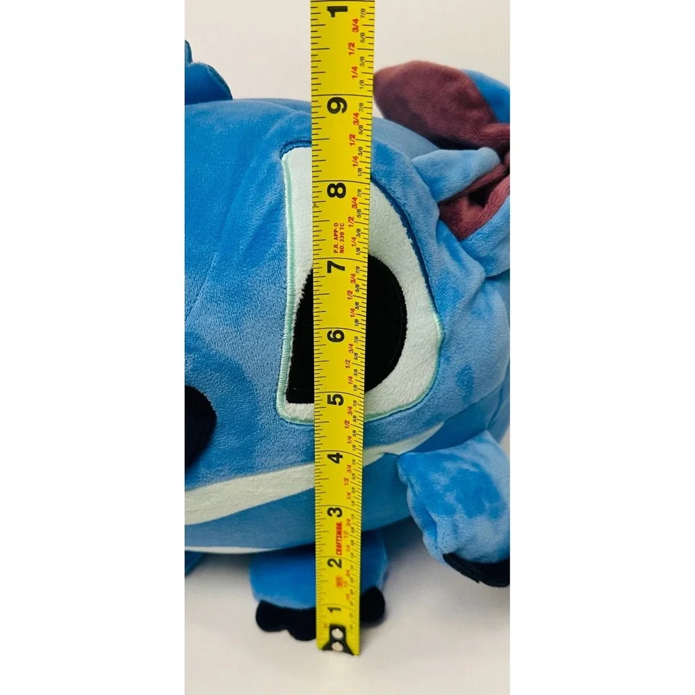 Disney Baby Cuddle Pals Stitch Plush Blue Round Crinkle Stuffed Toy 9 inch 2019